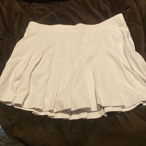 Pleated tennis skort